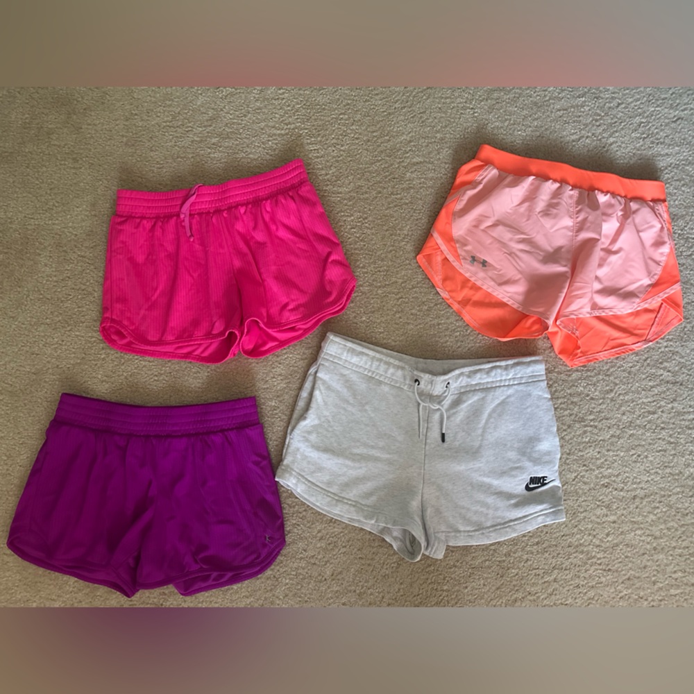 Assorted Athletic Shorts Lightweight Moisture-Wicking